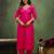 Pink premium designer festive wear readymade suit