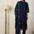 Blue premium designer festive wear readymade suit
