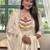 White premium designer festive wear readymade suit