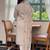 White premium designer festive wear readymade suit