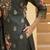 Green premium designer festive wear readymade suit