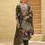 Green premium designer festive wear readymade suit