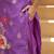 Purple premium designer festive wear readymade suit