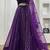 Purple Net Lehenga Choli