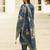 Teal premium designer festive wear readymade suit