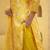 Yellow premium designer festive wear readymade suit