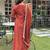 Peach premium designer festive wear readymade suit