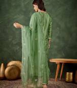 Pastel premium designer festive wear readymade suit