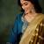 Teal premium designer festive wear readymade suit