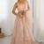 Peach Net Lehenga Choli