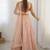 Peach Net Lehenga Choli