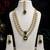 Double Layer Green Kundan Bridal Necklace earring maangtikka Jewellery Set