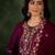 Purple premium designer festive wear readymade suit