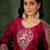 Raspberry premium designer festive wear readymade suit