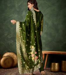 Mehendi premium designer festive wear readymade suit