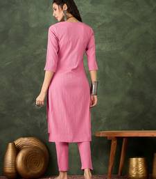 Pink premium designer festive wear readymade suit
