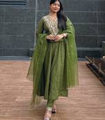 Mehendi premium designer festive wear readymade suit