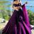 Purple Net lehenga Choli