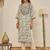 Cream premium designer festive wear readymade suit