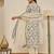 Cream premium designer festive wear readymade suit