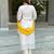 White premium designer festive wear readymade suit