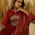 Peach premium designer festive wear readymade suit