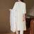White premium designer festive wear readymade suit