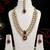 Double layer Maroon Kundan Bridal Necklace earring maangtikka Jewellery Set for wedding festival