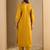 Yellow premium designer festive wear readymade suit