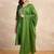 Light-green premium designer festive wear readymade suit