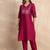 Purple premium designer festive wear readymade suit