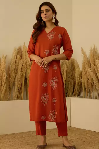 Mustard premium designer festive wear readymade suit
