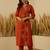 Mustard premium designer festive wear readymade suit
