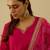 Pink premium designer festive wear readymade suit