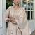 Beige premium designer festive wear readymade suit
