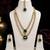 Double Layer Green Kundan Bridal Necklace earring maangtikka Jewellery Set for wedding festival 