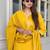 Yellow premium designer festive wear readymade suit