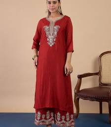 Mustard premium designer festive wear readymade suit