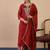 Mustard premium designer festive wear readymade suit