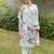 Sky-blue premium designer festive wear readymade suit