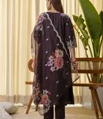 Coffee premium designer festive wear readymade suit