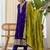 Purple premium designer festive wear readymade suit
