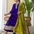 Purple premium designer festive wear readymade suit