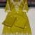 Women's Embroidered silk blend Kurta Pant with Organza Dupatta Set