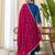 Teal-blue premium designer festive wear readymade suit