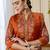 Mustard premium designer festive wear readymade suit