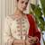 Beige premium designer festive wear readymade suit