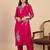 Dark-rani-pink premium designer festive wear readymade suit