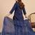 Navy-blue premium designer festive wear readymade suit
