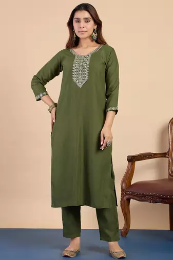 Mehendi premium designer festive wear readymade suit